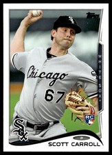 Scott Carroll 2014 Topps Update Series Baseball Rookie A Card  #US-232