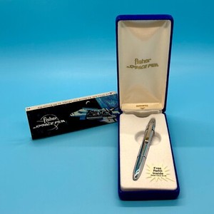 Fisher Space Pen Millennium 2000 Velvet Box Black Ink With Paperwork and Refill