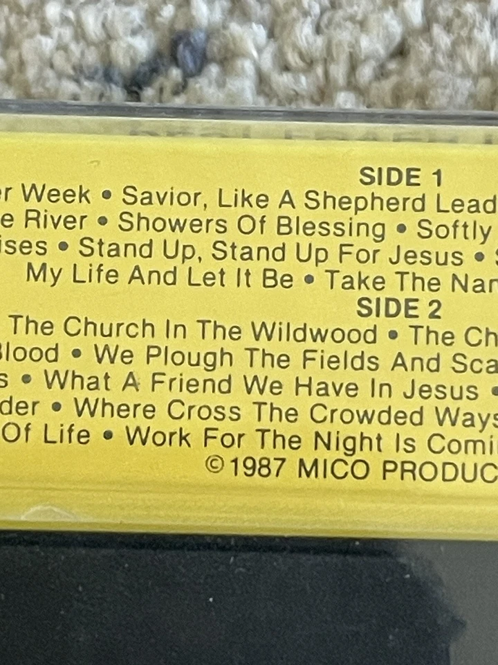 A Treasury of 100 Best Loved Hymns Cassette 1987 New Sealed - Image 4 of 4