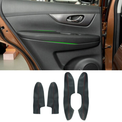 NEU Für 14+ Nissan X-Trail Rogue Türverkleidung Tür Pappe Armlehnen Leder Blende