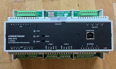 Crestron DIN-AP3, DIN Rail 3-Series Automation Processor, No AC Adapter.
