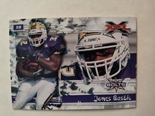 JAMES BOSTIC Birmingham THUNDERBOLTS 2001 TOPPS XFL Promo Football Card #P2