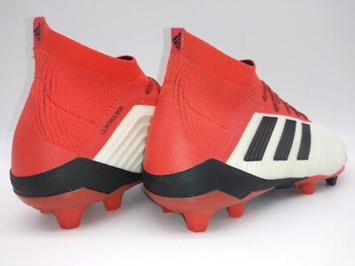 adidas Predator サッカーシューズ ホワイト/レッド Adidas Predator 18.1 FG White Red – Villegas Footwear