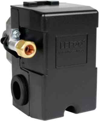 Lefoo Quality Air Compressor Pressure Switch Control 95-125 PSI 4 Port w/Unloade