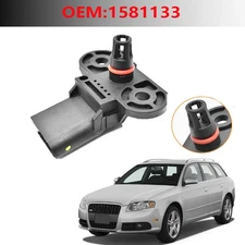 MAP Sensor Manifold Absolute Air Pressure 1581133 For Audi Q5 Q7 A6 Quattro VW