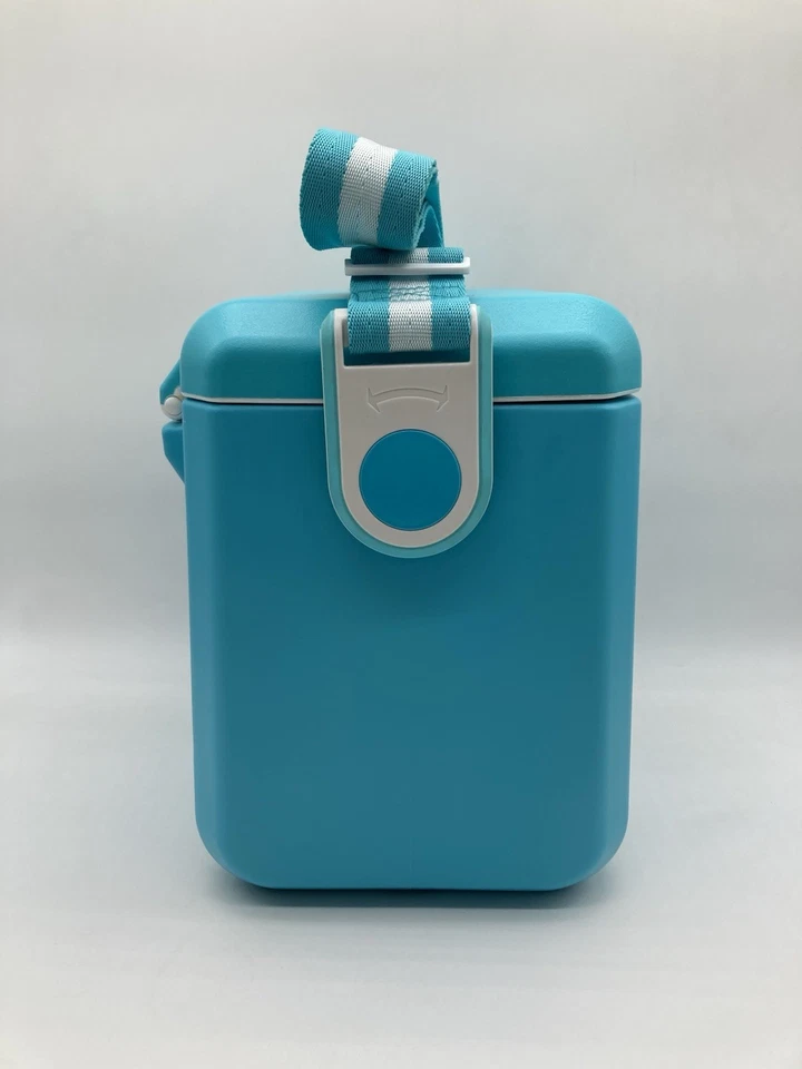 Igloo 11 Qt Etiqueta a lo largo demasiado atado estilo picnic enfriador verde azulado Foto 4 de 4