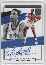 2020-21 Panini Impeccable Immortal Ink /49 Rolando Blackman #IMM-RBL Auto