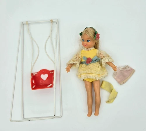 Vintage Barbie: TUTTI #3560 Swing-A-Ling Almost Complete Doll Set Rare