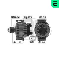Lichtmaschine Generator Lima ERA 209220 14V FüR Mercedes Klasse W204 Model S204