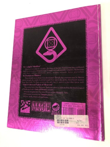 Mage the Ascension - Tradition Book: Order of Hermes 1st Edition - WW4064 - G - Picture 2 of 7