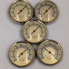 5x Lot Hygrometer for instrument case or Cigar humidor, Made in Germany