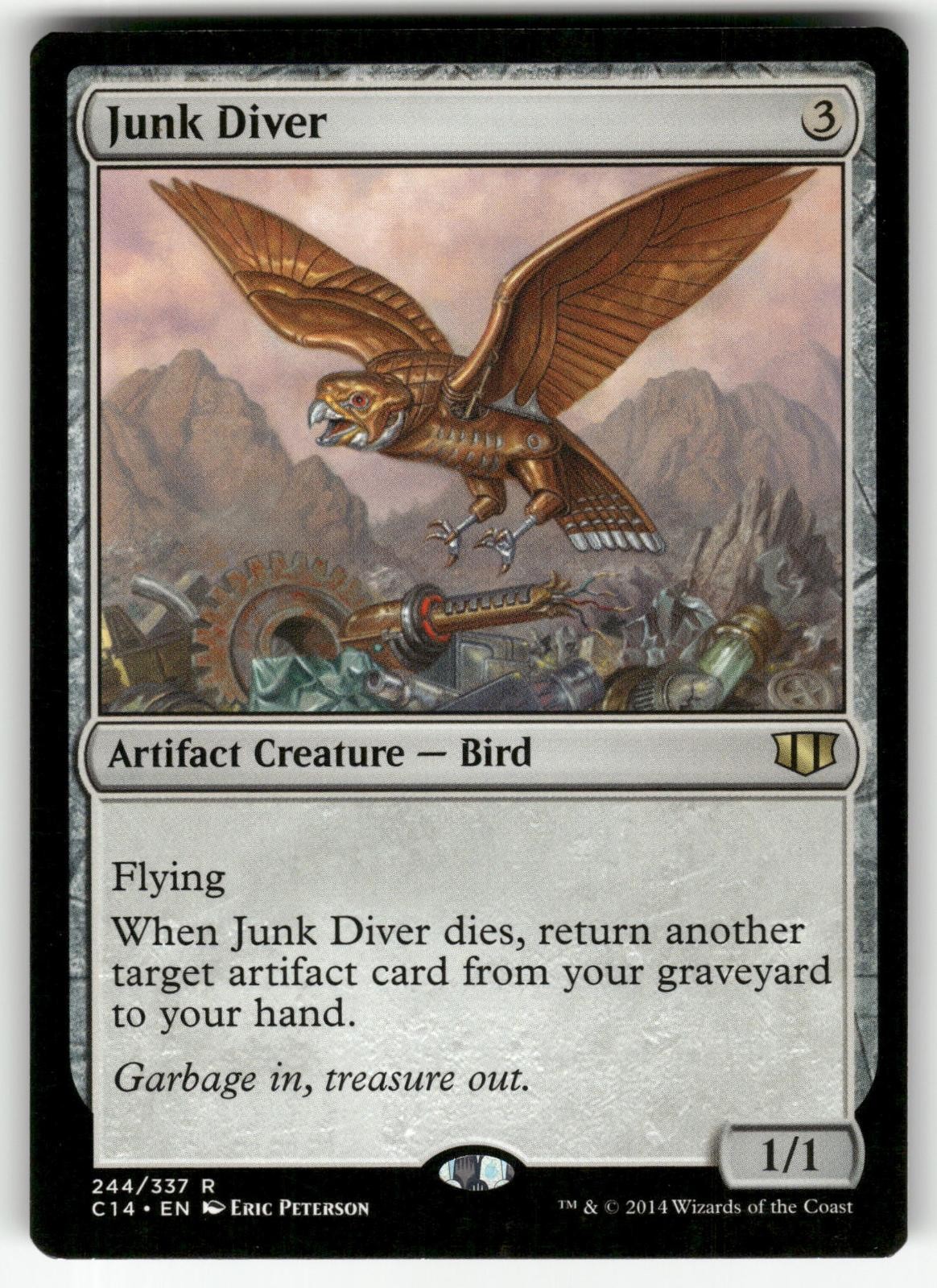 Junk Diver 244 Rare Commander 2014 Magic: The Gathering Near Mint