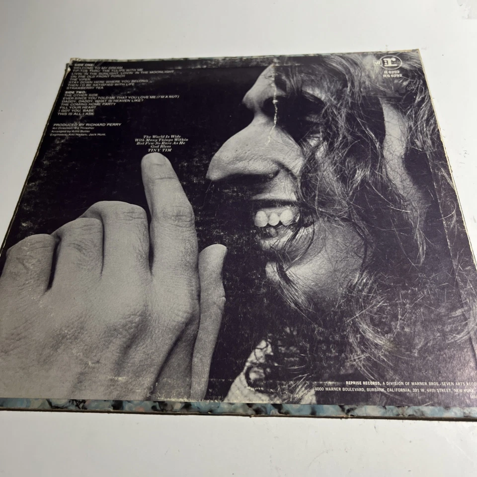 Tiny Tim God Bless Tiny Tim LP 1968 Reprise RS6292 Vinyl Record  Good - Image 4 of 4