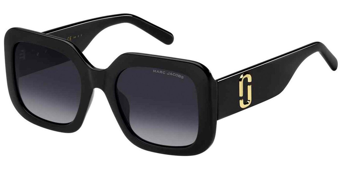 その他 maaro Marc Jacobs Polarized Wide Temple Square Butterfly