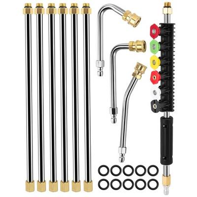 #ad Pressure Washer Extension Wand 10 Pack Power Washer Extension Wand with 6 No... $37.96