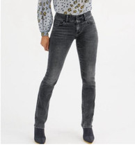 Cabi New NWT Cinch Straight Jeans 4705 grey black wash Sizes 0 -16 Was 149