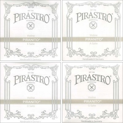 Piranito 3/4-1/2 Violin String Set - Medium, ball end E