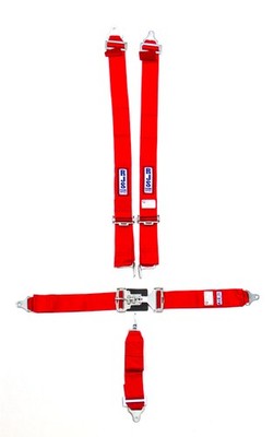 RJS Safety 1128604 5-Point Latch and Link Harness System, Red