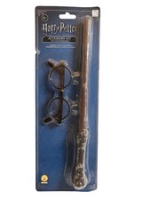 Harry Potter Kids Size Wand And Eyewear Costume Cosplay Set NEW