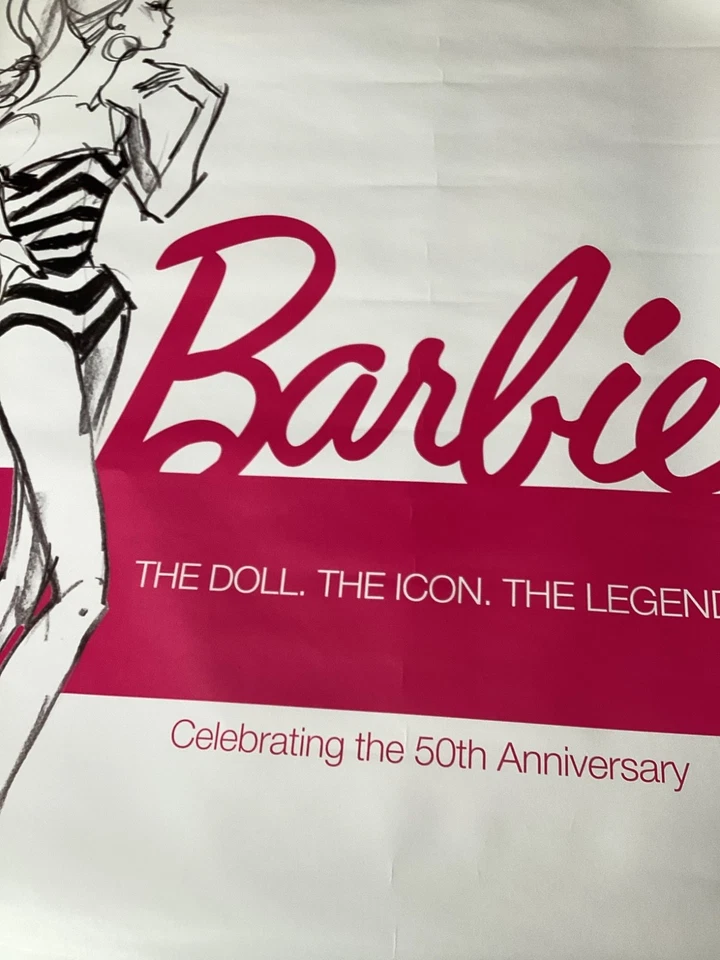 HTF Robert Best Barbie 50th Anniversary Wall Art Print 24” x 36” - Image 2 of 2