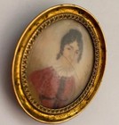 portrait miniature ancien