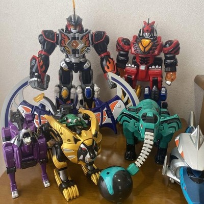 Power Rangers Jungle Fury Gekiranger Megazord Animal 7p Set BANDAI Japan