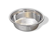 Van Ness 64-Ounce Lightweight Dish, Large, Stainless Steel Pack of 1 , Silver