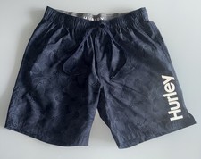 Hurley Lined Swim Shorts Swim Trunks Men  s XL Floral Print