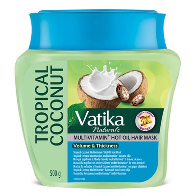 Vatika Kokosnuss Haarmaske 500g | Tiefenreparatur | Protein-Schutz | 500g