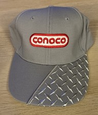 CONOCO OIL GAS GASOLINE Gray Diamond Trucker Hat Cap Adult Size Free Shipping