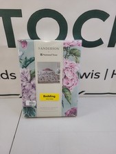 Sanderson x National Trust Summer Peony Double Duvet Cover Set Vineyard Rose