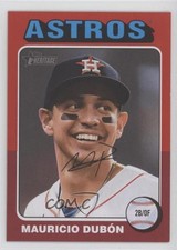 2024 Topps Heritage Short Print Red Border Mauricio Dubon #17 07h2