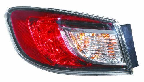 ABAKUS Left Rear Tail Light 216-1979L-UE For Mazda Red W21/5W WY21W