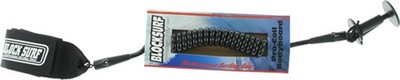 BLOCK SURF PRO COILED BODYBOARD LEASH BLACK