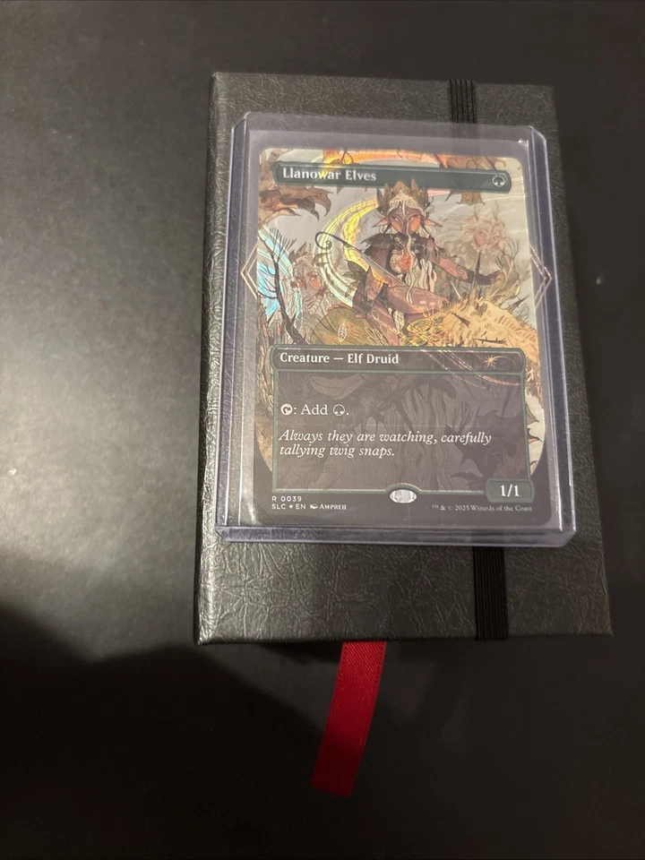 Llanowar Elves Halo Foil Secret Lair: An Encyclopedia Of Magic - Image 3 of 4