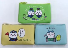 Chiikawa Mini Pouch 3-Pack Set Polyester Small Japan Collectible