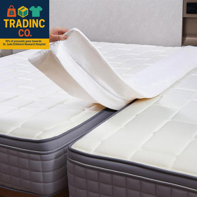 Adjustable Bed Split King Gap Filler and Mattress Connector with Cover