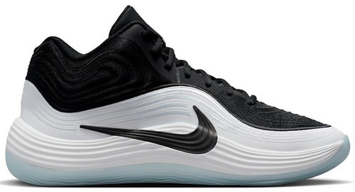 Nike Precision 8 Mid top Basketball Shoes Unisex White Black  display picture 3