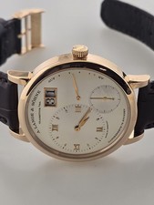 A. Lange & Sohne 127.032 Grand Lange 1 18K Rose 41MM Manual Wind Complications.  5