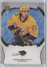 2021 Upper Deck Ice Exquisite Collection Rookies Blue 13/99 David Farrance 0q3