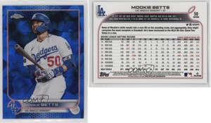 2022 Topps Chrome Sapphire Edition Mookie Betts #50