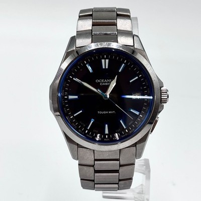 CASIO Oceanus OCW-S100-1AJF Solar waveradio Used Good Condition Fast Shipping