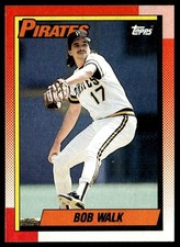 1990 Topps Bob Walk Pittsburgh Pirates #754