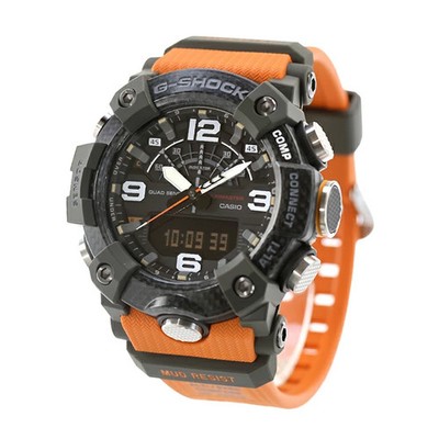 Unbenutzte CASIO G-SHOCK Mudmaster GG-B100X-1A9 Schwarz Quarz Herrenuhr in Box