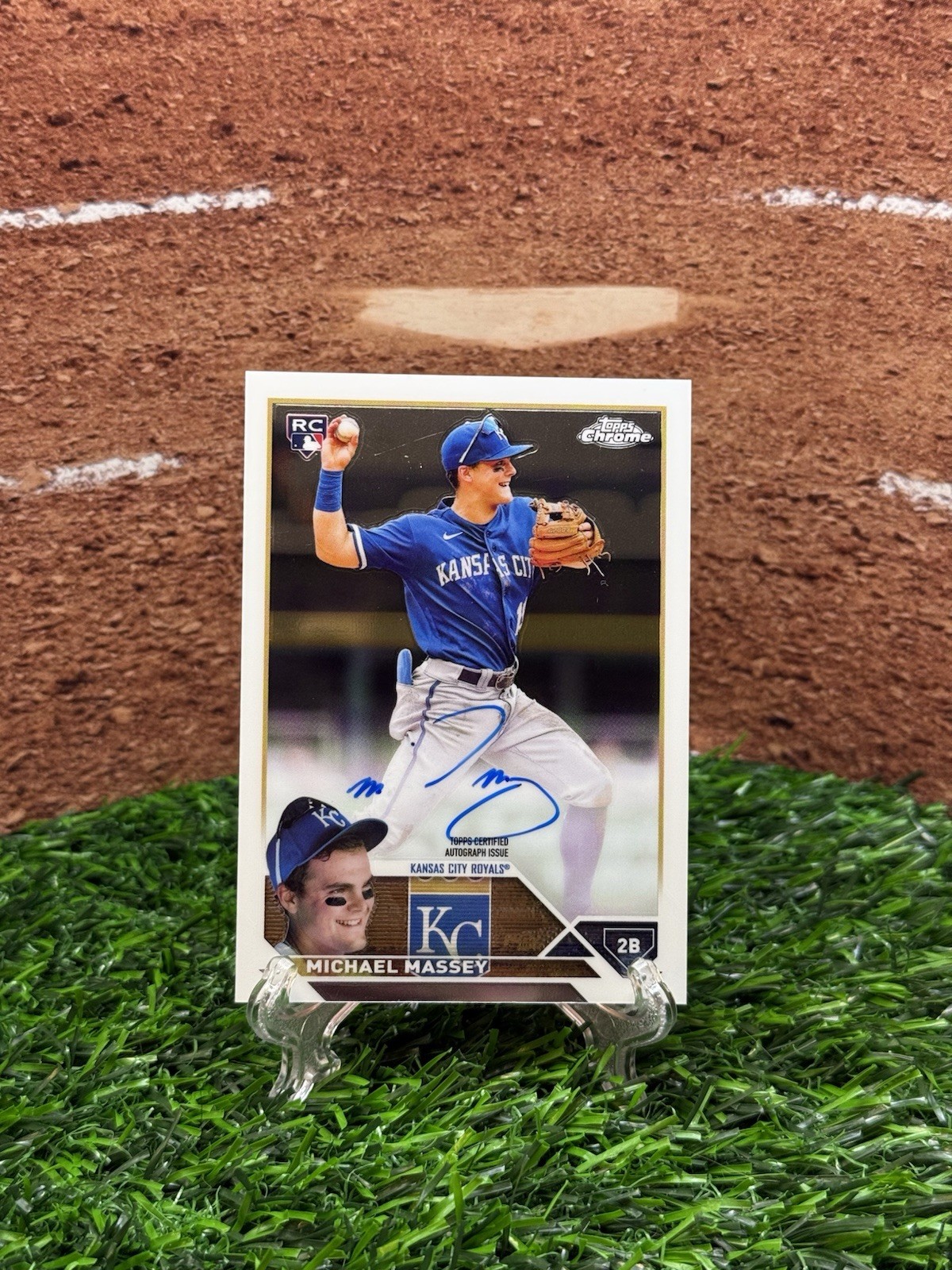 2023 Topps Chrome - Rookie Autographs Michael Massey #RA-MM (AU, RC)