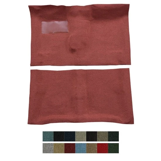 Kit de alfombra de bucle de 4 velocidades para Chevy Chevelle ACC 1968-1972, negro Foto 2 de 4