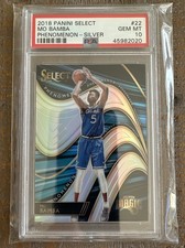 2018-19 Panini Select Basketball Mo Bamba Phenomenon Silver Prizm PSA 10 /99