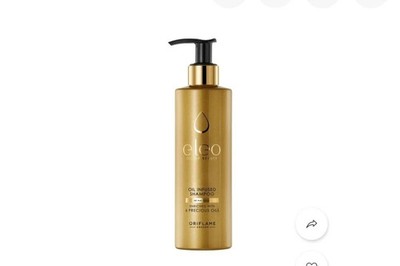 Oriflame Eleo Oil Infused Shampoo Macadamia Rose Argan Jojoba Burdock Tamanu Oil