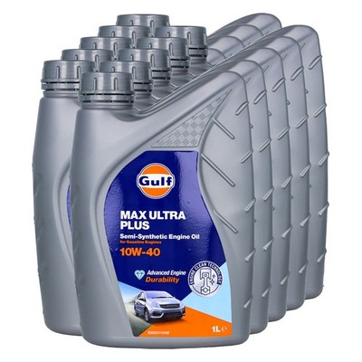 Motoröl Gulf Max Ultra Plus 10W-40 10 X 1 Liter für Hyundai KIA Mazda Mercedes