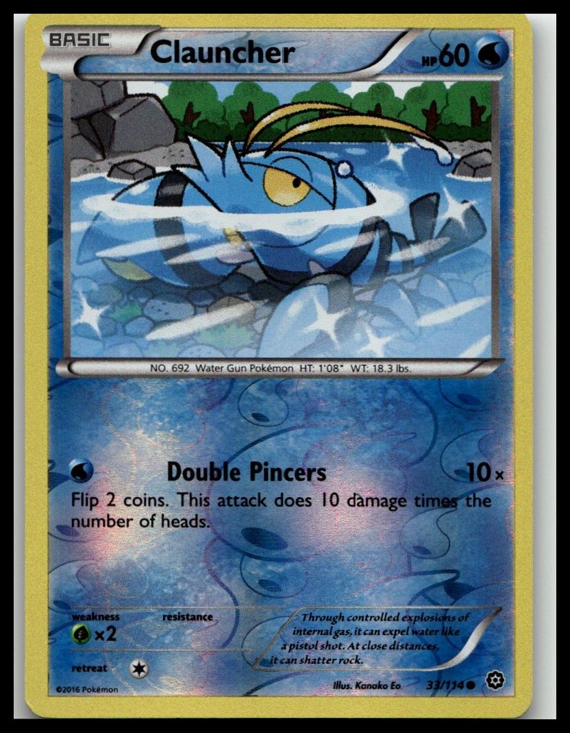 Clauncher Common XY - Steam Siege 33/114 NM